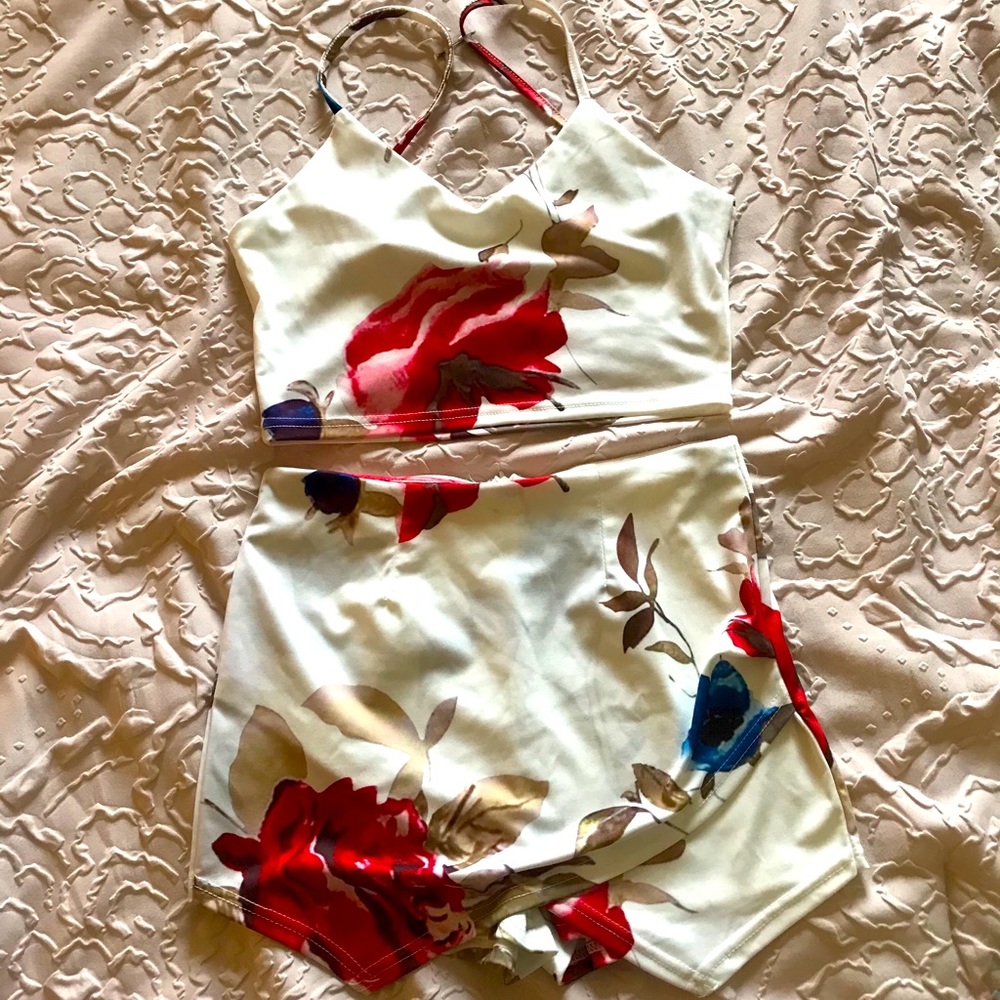 Two Piece Floral Set